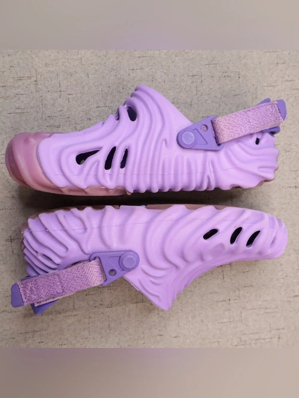Salehe Bembury x Crocs Pollex Clog Kids Dewberry Purple Size J2 New Style